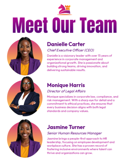 Team Introduction Template | PosterMyWall