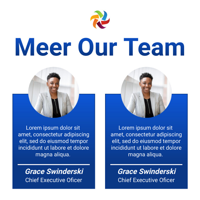 Meet Our Team Template PosterMyWall Meet our team template postermywall