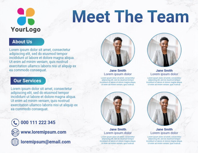 Meet Our Team Bio Template Meet The Team Examples VIWQN
