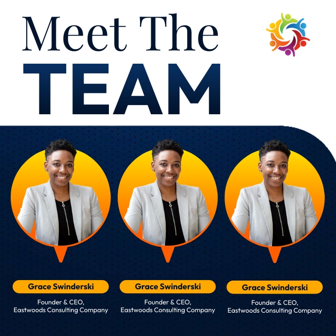 meet our team template PosterMyWall