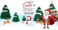 Meet the Santa Facebook Shared Image Obraz udostępniany na Facebooku template