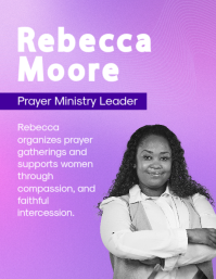 Pink Church Team Introduction Flyer Template - Page 3