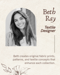 Biały Fashion Team Introduction Instagram Portrait Template - Page 4