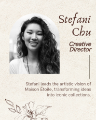 Biały Fashion Team Introduction Instagram Portrait Template - Page 2