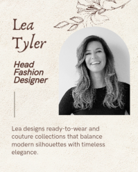 Biały Fashion Team Introduction Instagram Portrait Template - Page 3