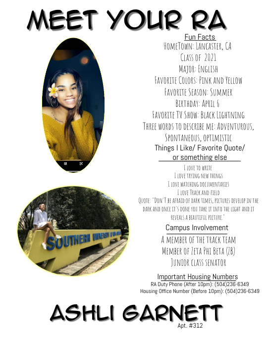 Meet Your RA Template PosterMyWall