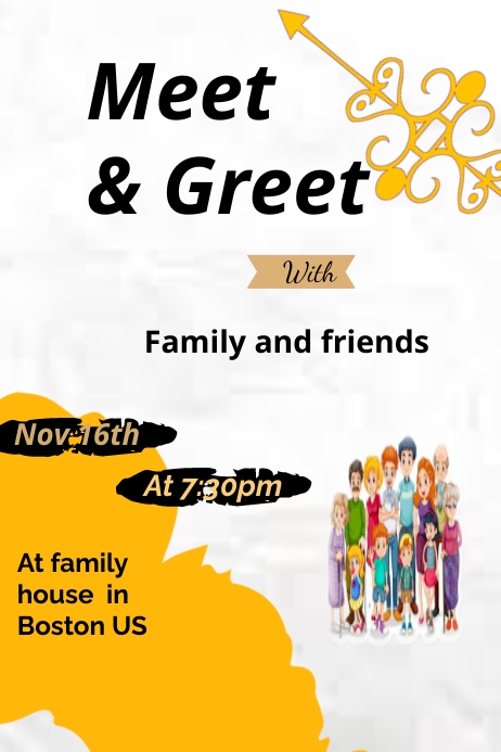 Poster Mee Copy of meeting | PosterMyWall