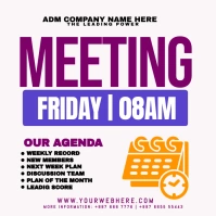 meeting Instagram Post template