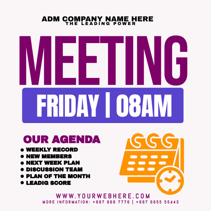 238+ Free Meeting Flyer Templates PosterMyWall