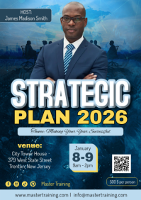 Meeting Event Poster A5 template