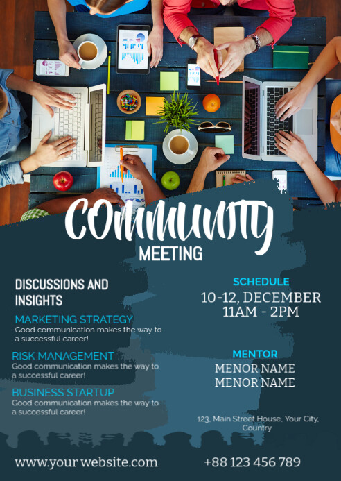 Meeting Flyer Templates | PosterMyWall