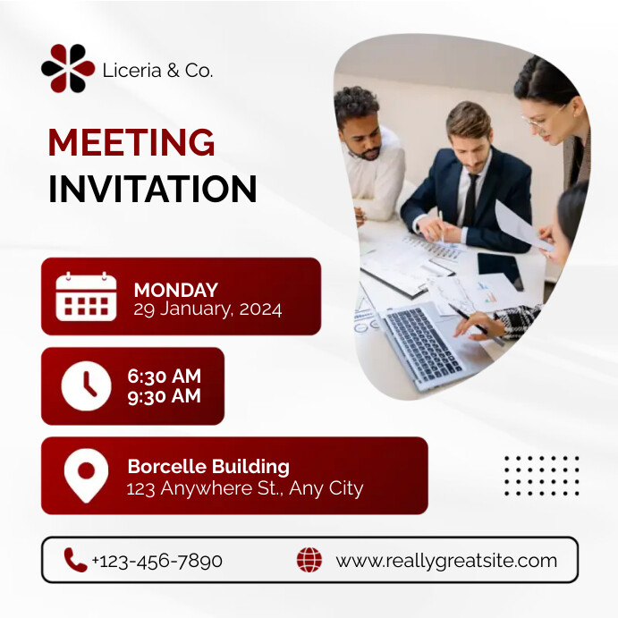 Session Invite Post Copy of Meeting Invitation Instagram Post | PosterMyWall