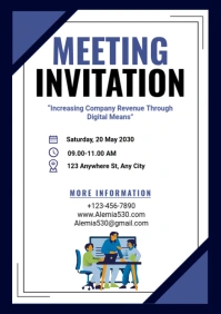 Meeting Invitation Template A4