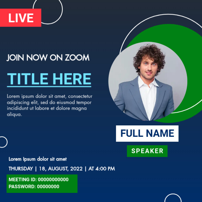 Design Session Template Copy of Meeting Session Template | PosterMyWall