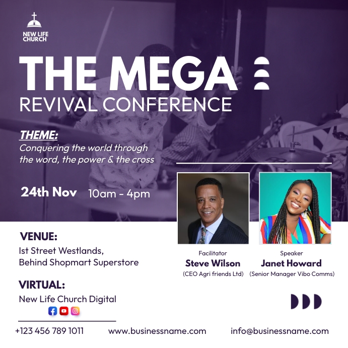 Mega Conference Flyer Template | PosterMyWall