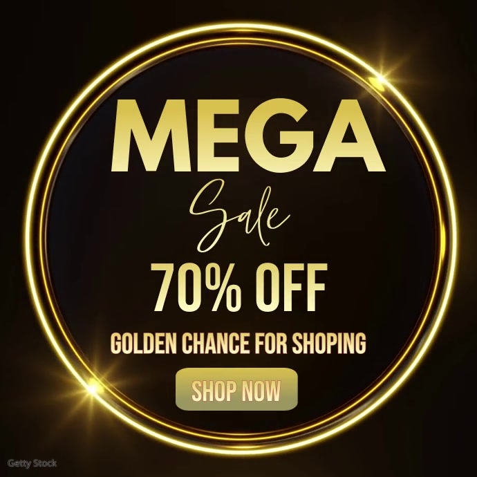 MEGA SALE 70 % OFF Template | PosterMyWall
