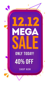 mega sale / big sale / sale offer, Instagram Story template