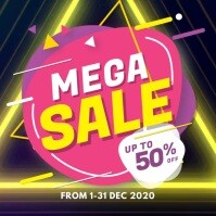 Mega Sale Instagram Video Post