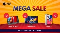 Mega Sale Promotion Digital Display HD template