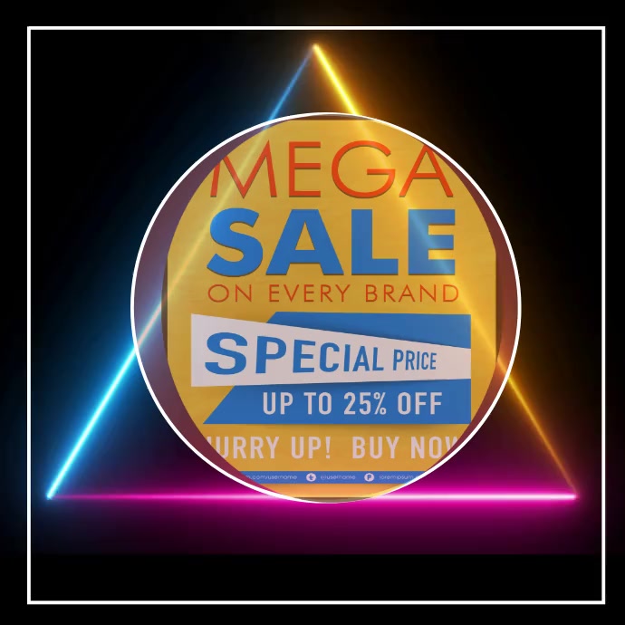 Modèle D'offre Spéciale de Méga Vente | PosterMyWall