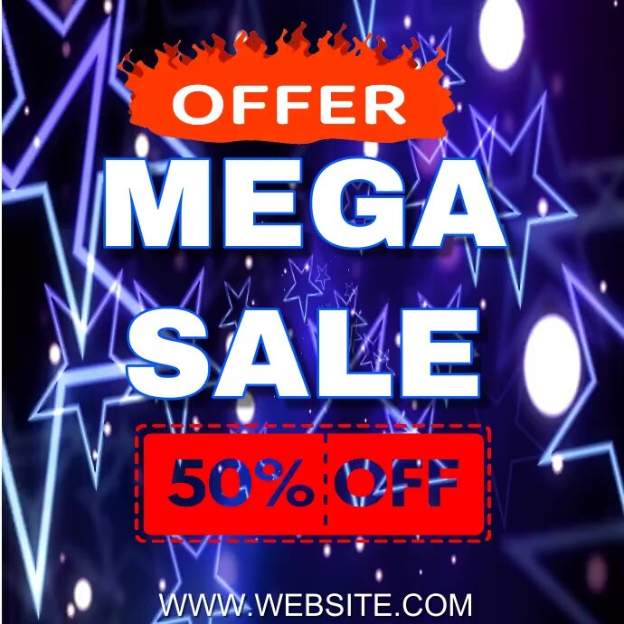 Mega sales business video promotion Template PosterMyWall