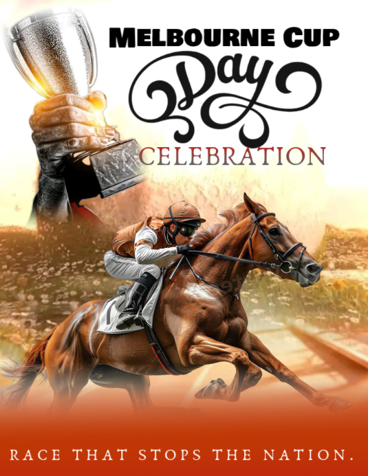 Melbourne Cup Celebration Template | PosterMyWall