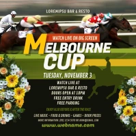 Melbourne Cup Instagram Post template