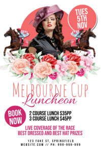 Melbourne Cup Poster Template Postermywall
