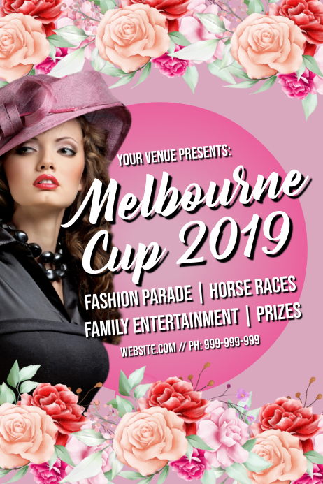 Melbourne Cup Poster Template PosterMyWall Melbourne Cup Poster Template PosterMyWall
