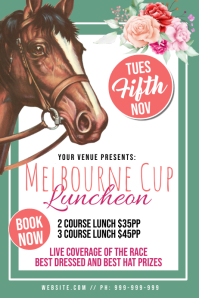 Melbourne Cup Flyer Template Postermywall