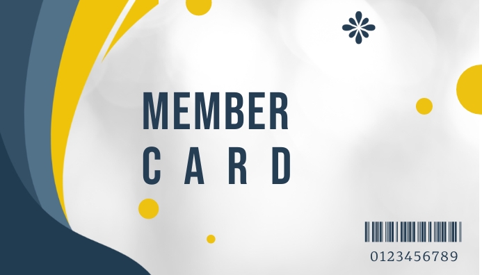 Member Card Template | PosterMyWall
