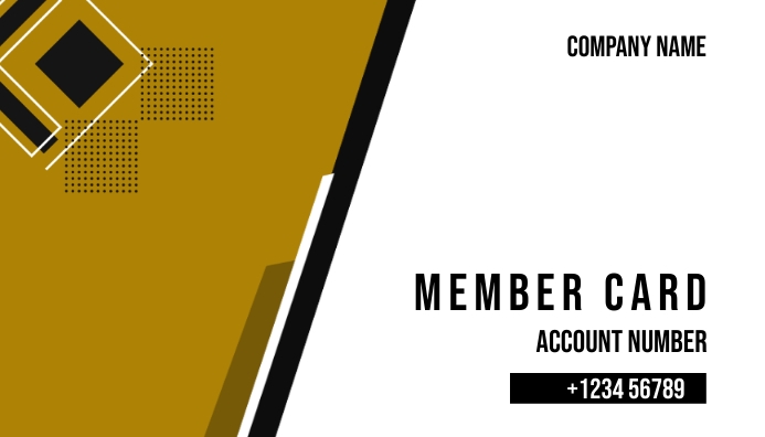 Member Card Template | PosterMyWall