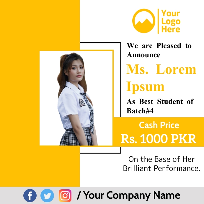 Poster Design Members Member of the month creative poster design Template | PosterMyWall
