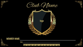 8 390 Membership Card Customizable Design Templates Postermywall