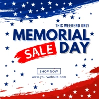 Memorial Ad Poster Template Square (1:1)