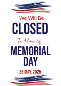 Memorial Closed  A4 template
