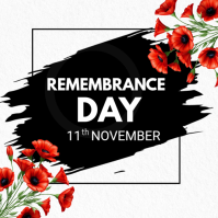 Memorial day,event,remembrance day Wpis na Instagrama template