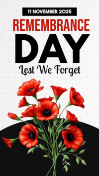 Memorial day,event,remembrance day Instagram Story template