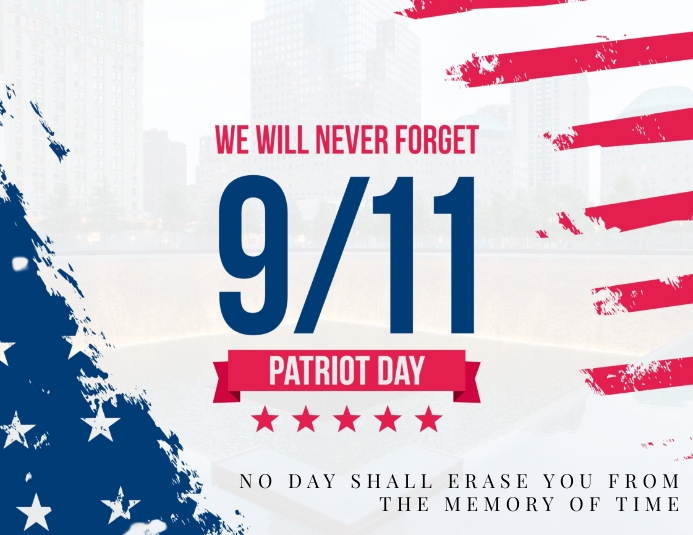 MEMORIAL DAY 9/11 Template | PosterMyWall