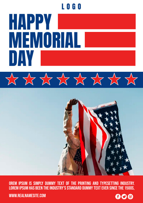 Memorial Day A2 Template | PosterMyWall