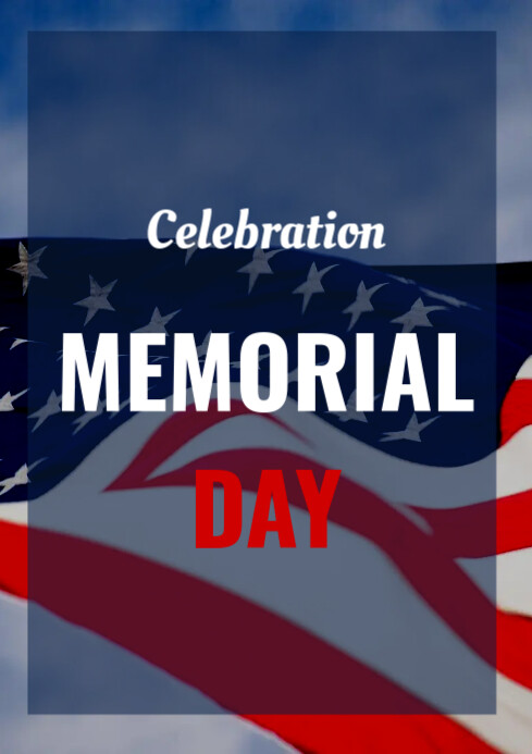 Copy of Memorial Day A4 | PosterMyWall