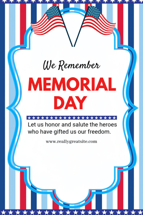 Memorial day ad poster 2025 Template | PosterMyWall