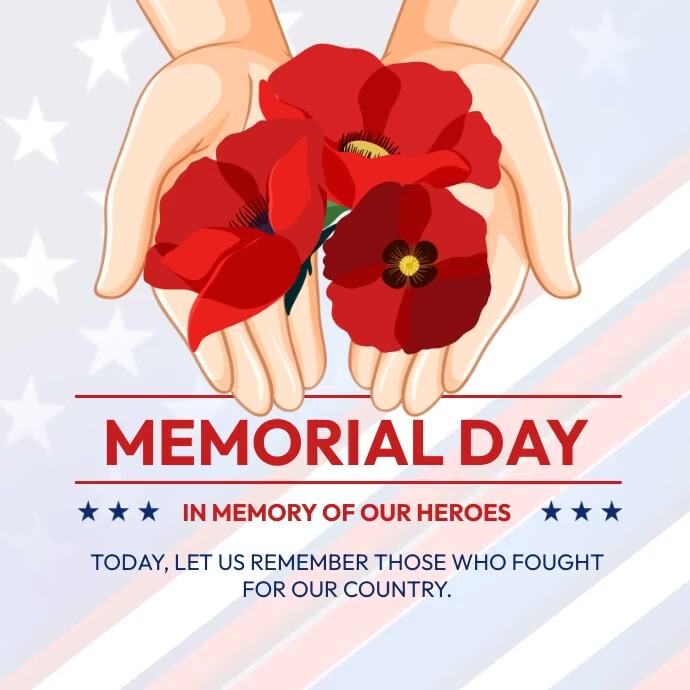 In Memory Adverts Memorial Day Ads Template | PosterMyWall