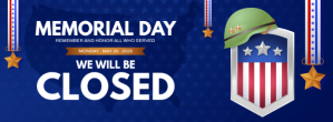 Memorial Day Business Sign Facebook-coverfoto template