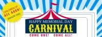 Memorial Day Carnival Facebook Cover Template