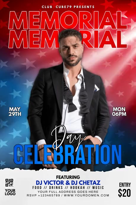 Copy of Memorial day celebration | PosterMyWall