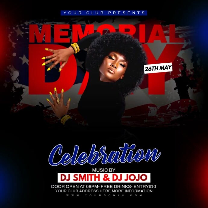 Copy of Memorial day celebration | PosterMyWall