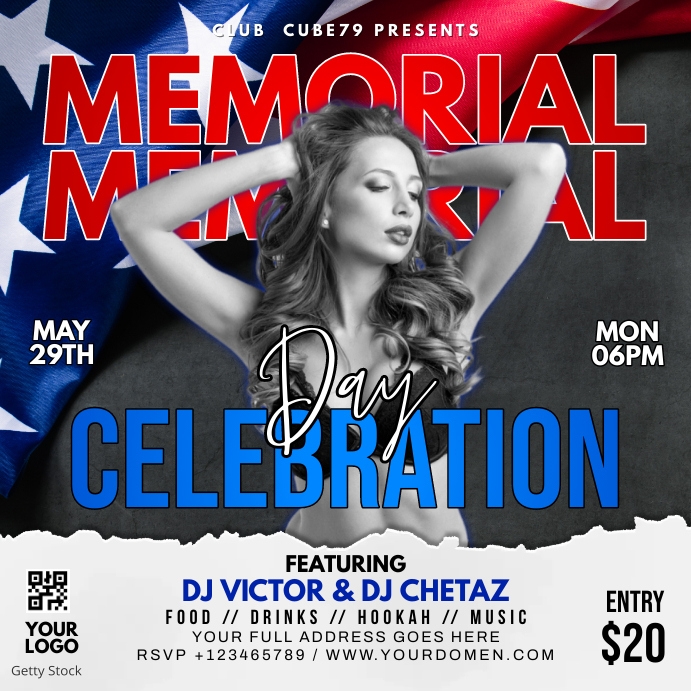Copy of Memorial day celebration | PosterMyWall
