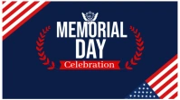 Memorial day celebration Fotografia de capa do canal do YouTube template