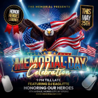 Memorial Day Celebration Event Post Instagram template
